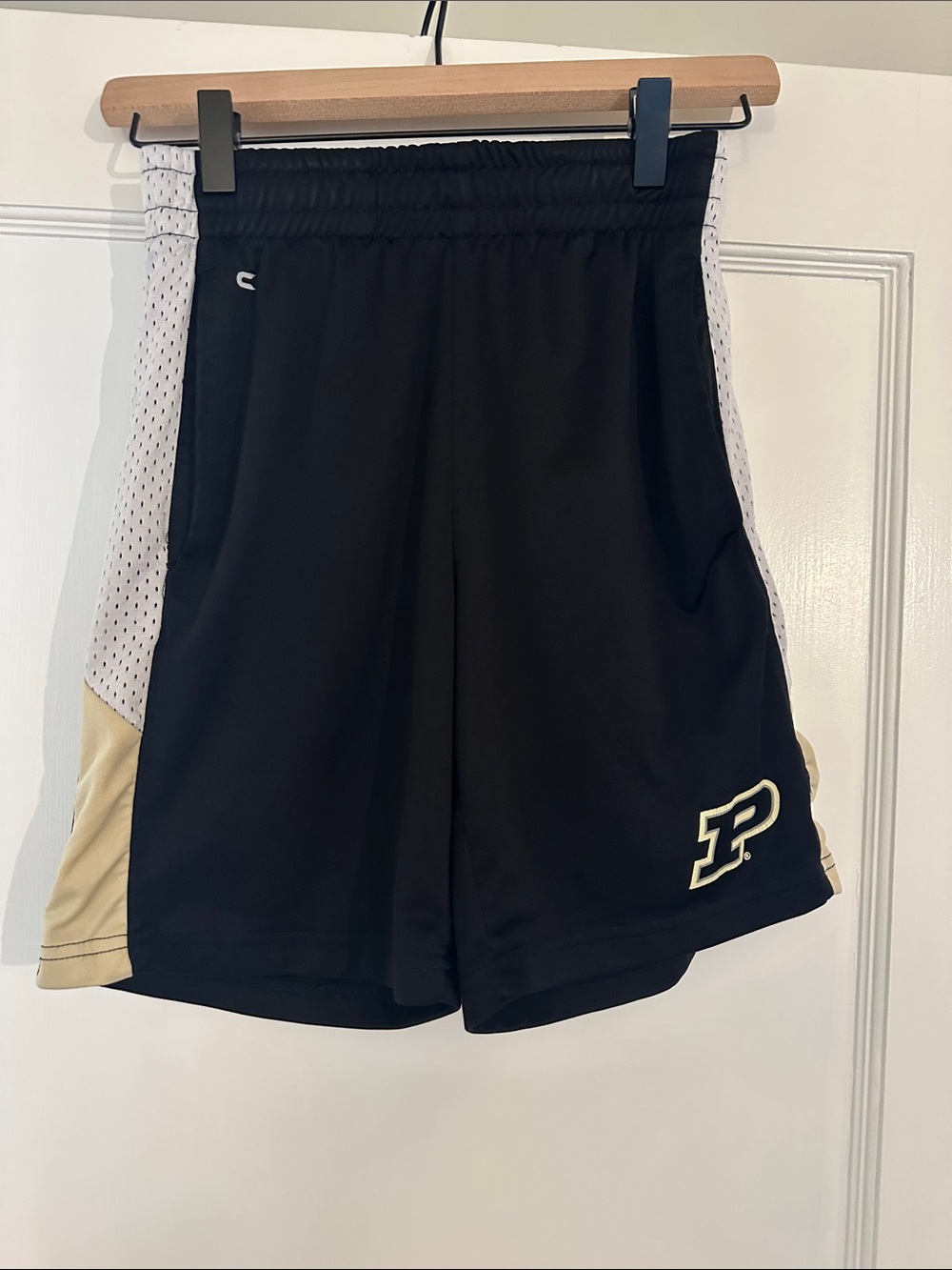 Colosseum Black, Gold & White Purdue 'P' Athletic Shorts
